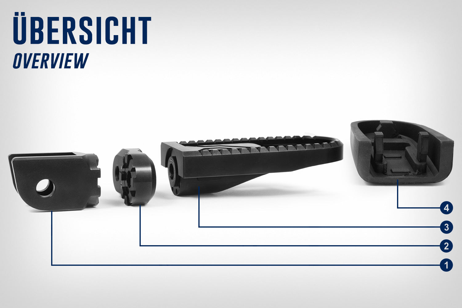 Wunderlich Vario footrest EVO1 (pair)