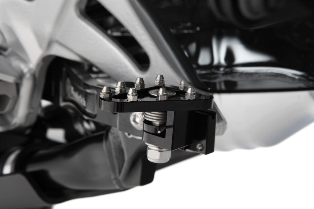 Adjustable foot brake lever