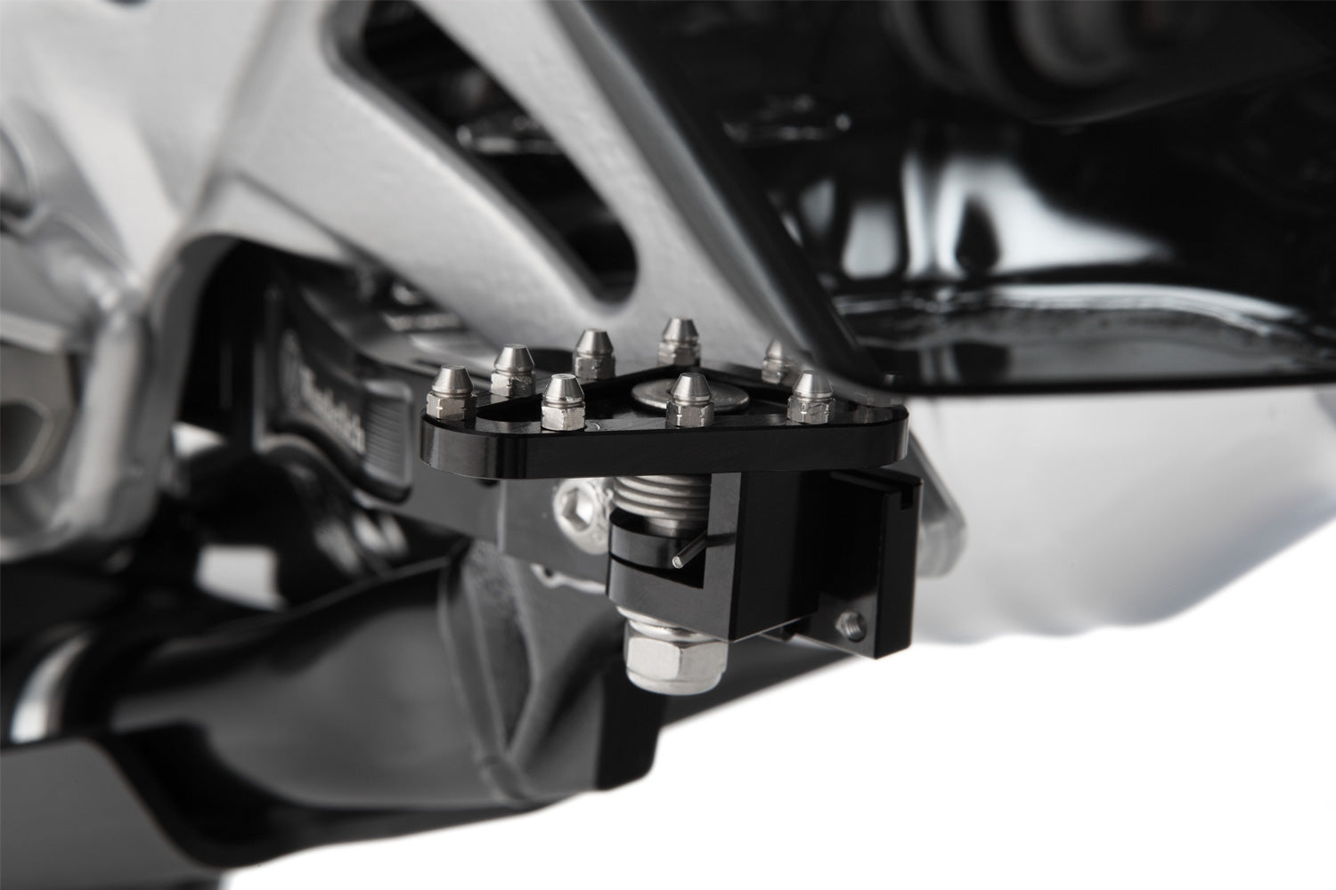 Adjustable foot brake lever