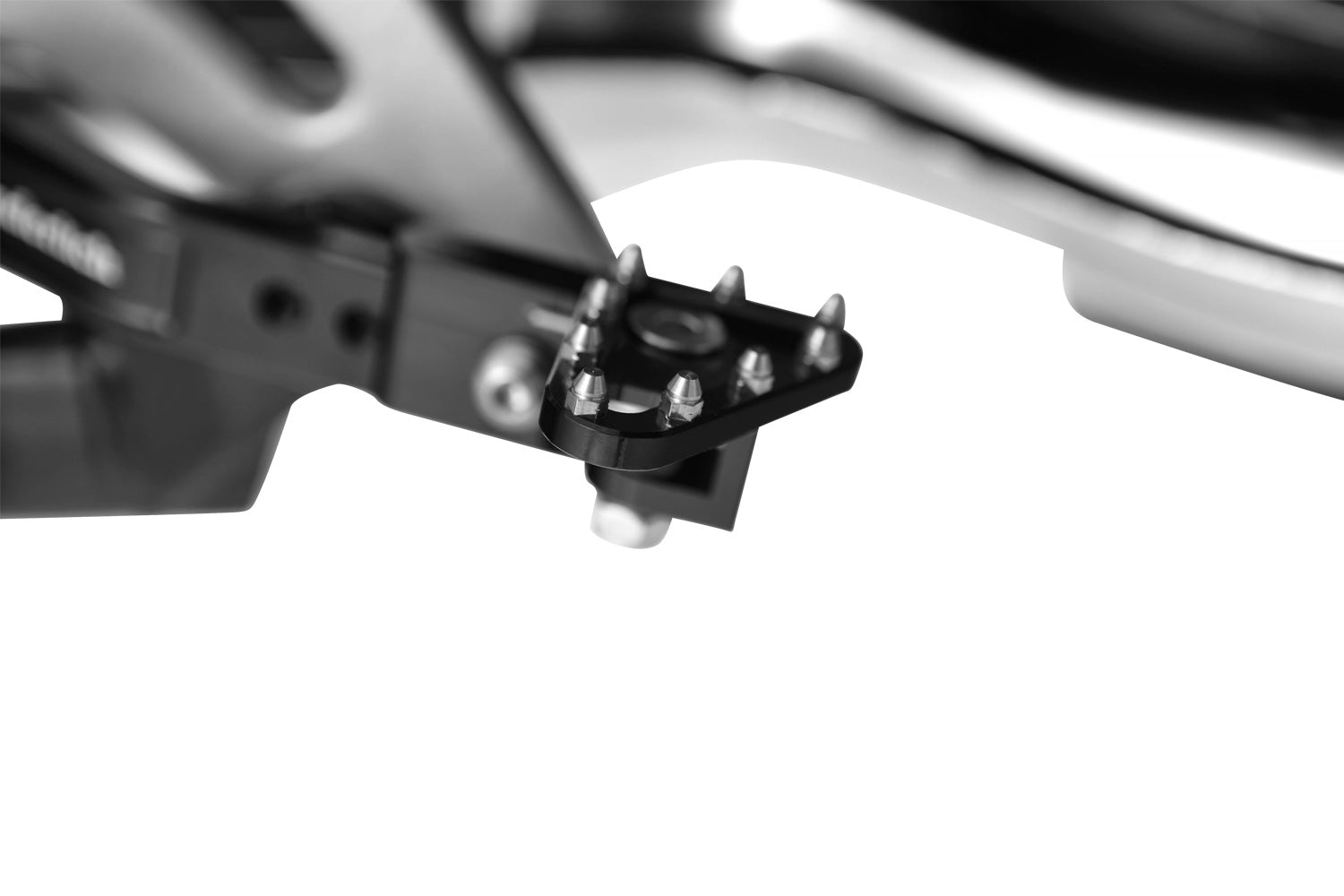 Adjustable foot brake lever