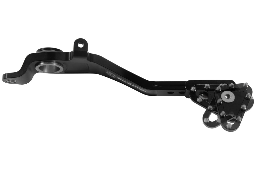 Adjustable foot brake lever