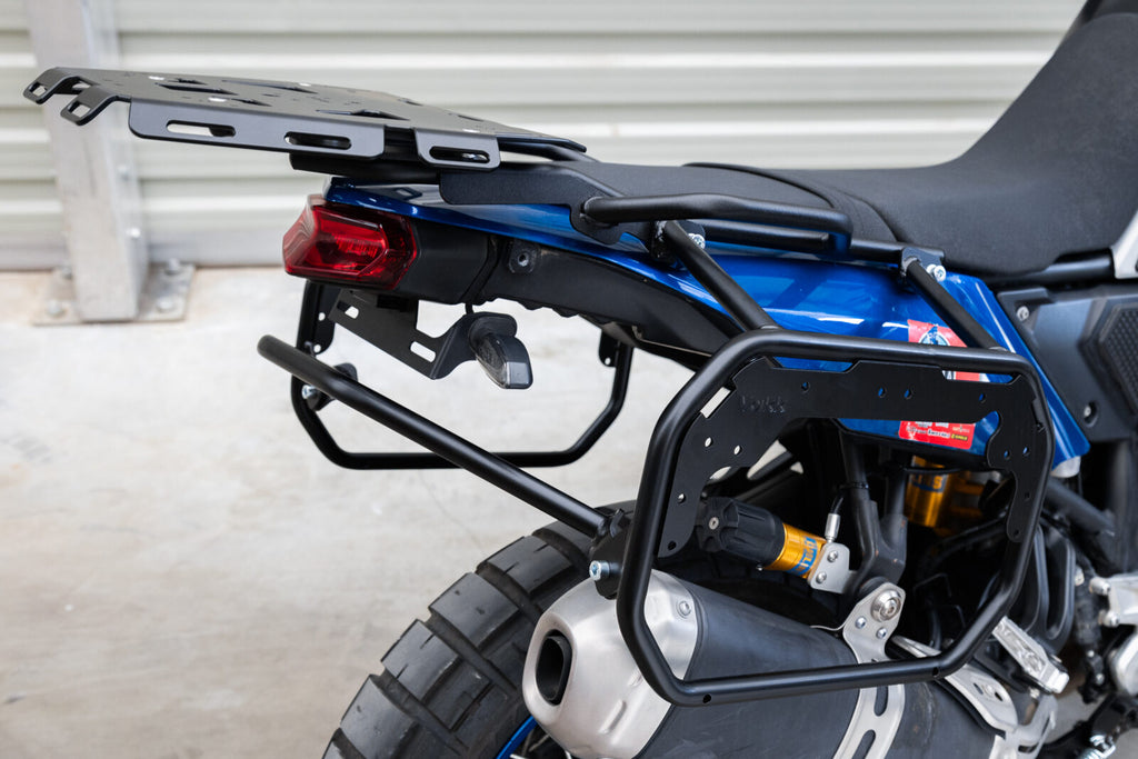 Yakk EXP Top Case Rack with Plate Black
