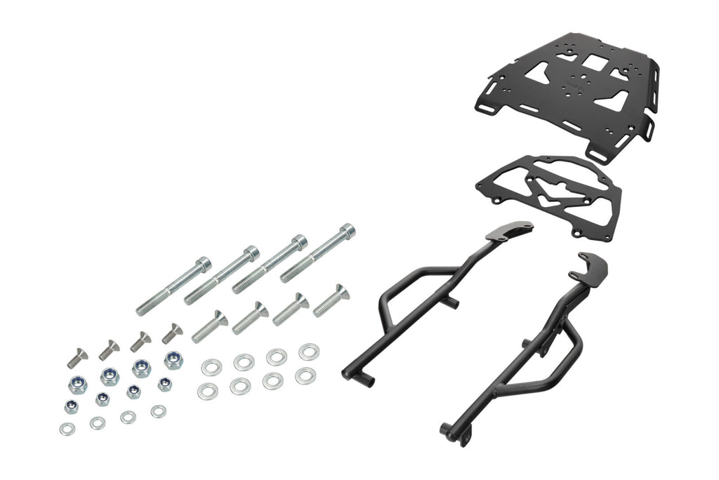 Yakk EXP Top Case Rack with Plate Black