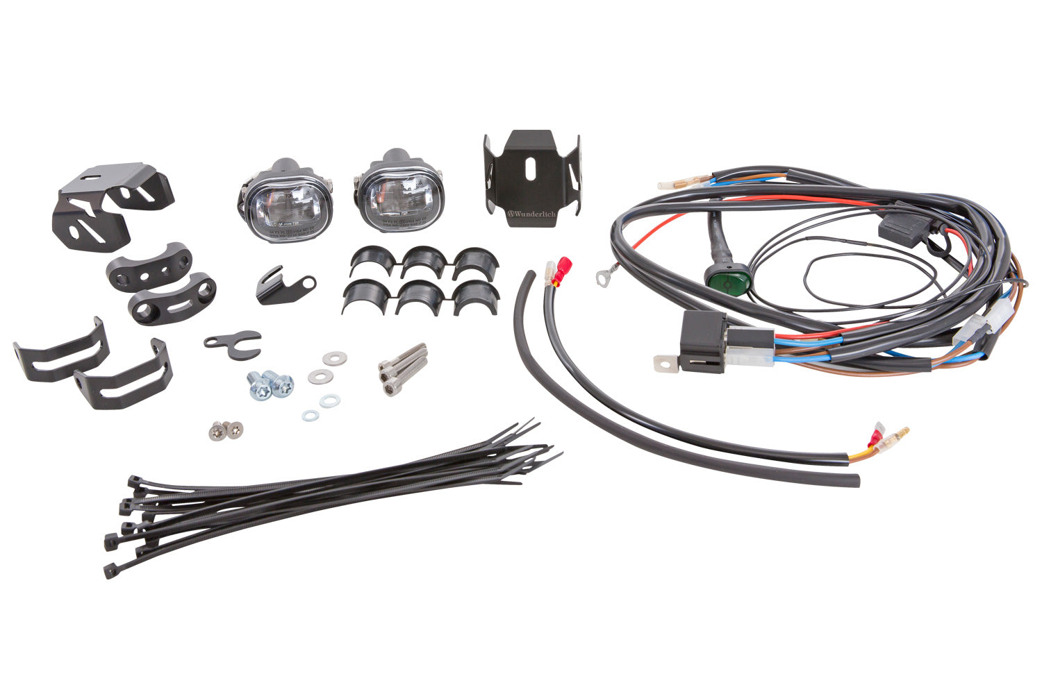 Wunderlich MICROFLOOTER LED auxiliary headlight for protection bar