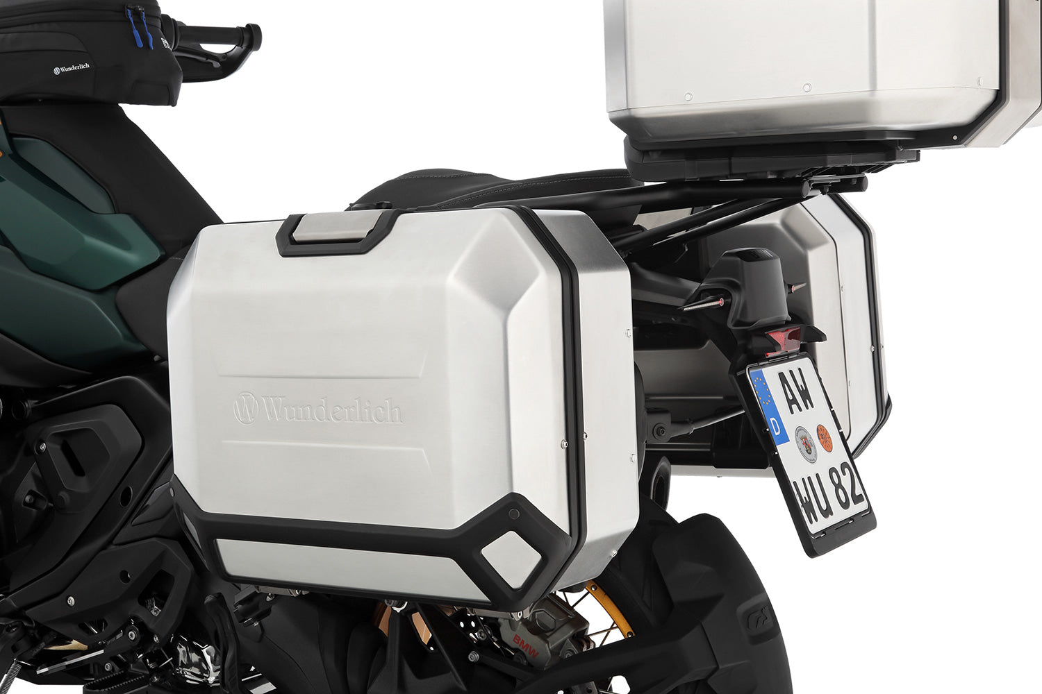 Wunderlich Case Set X-CASE X36 Aluminium with lock that can be coded