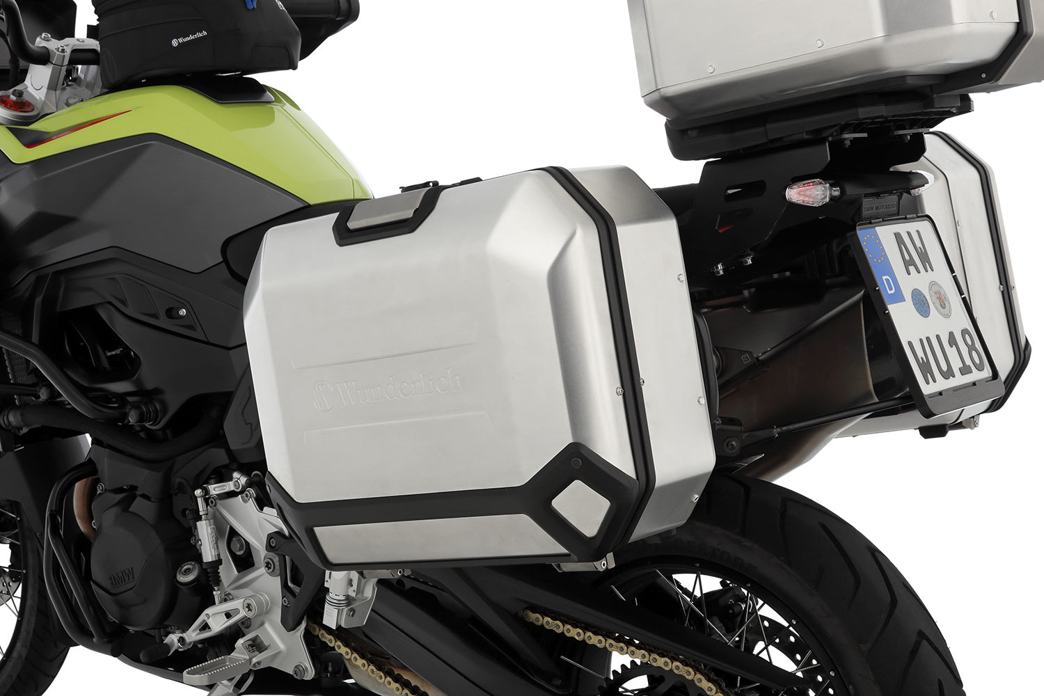 Wunderlich Case Set X-CASE X36 Aluminium with lock that can be coded