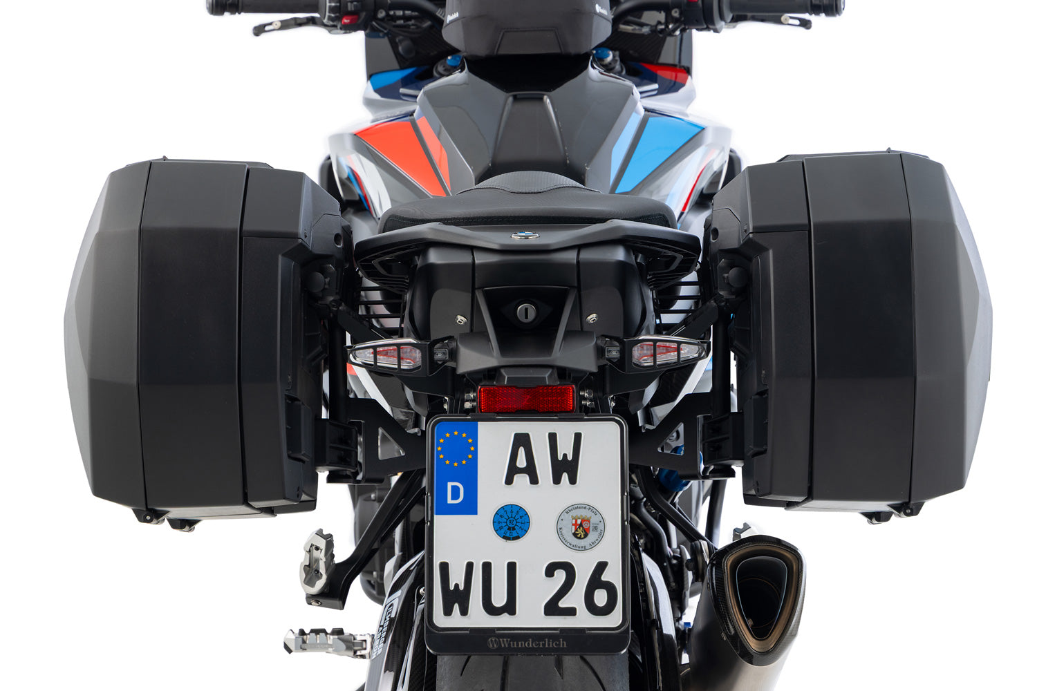 Wunderlich X luggage system vario panniers with carrier for M 1000 XR