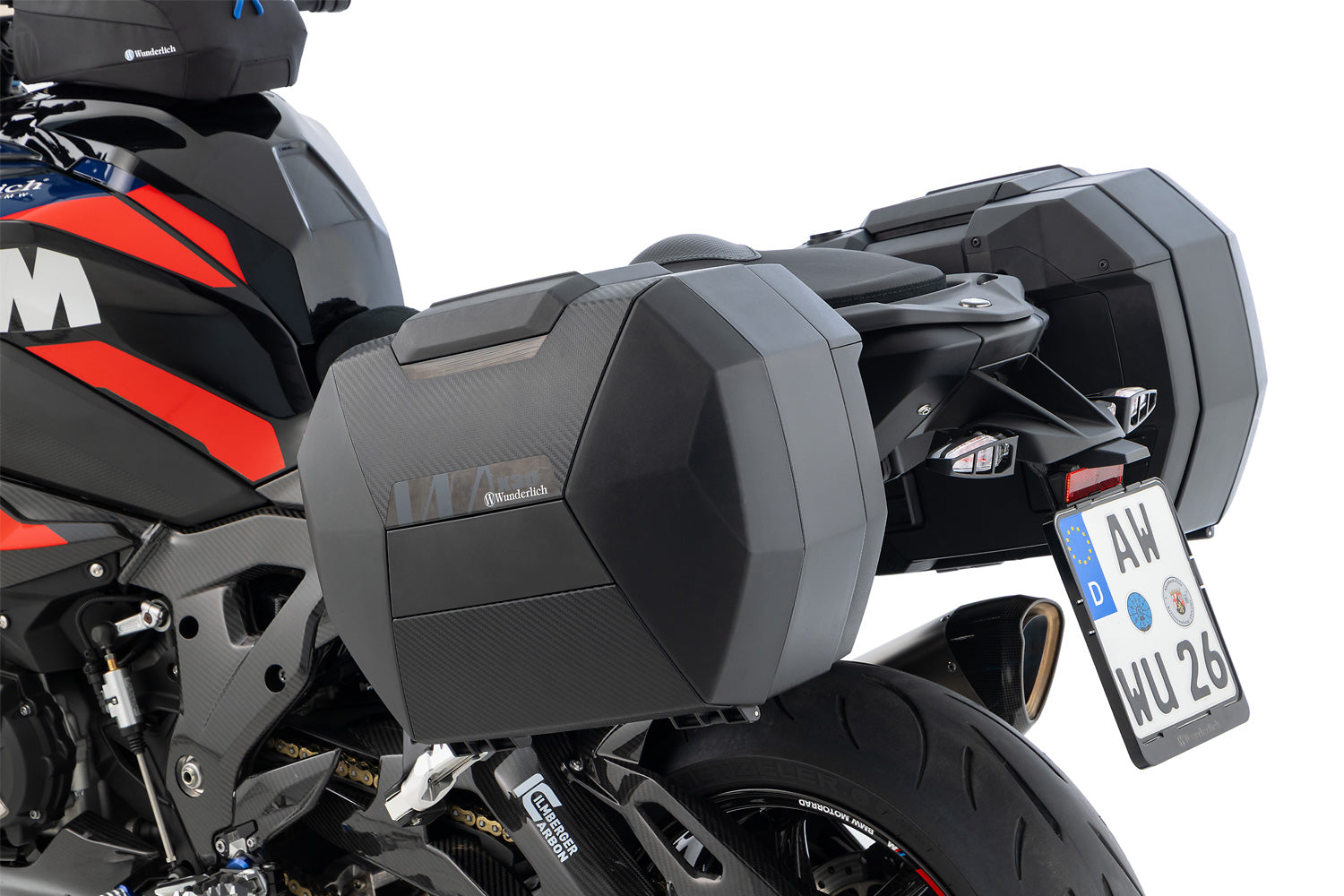 Wunderlich X luggage system Vario cases with carrier M 1000 XR