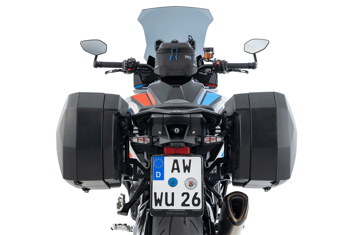 Wunderlich X luggage system Vario cases with carrier M 1000 XR