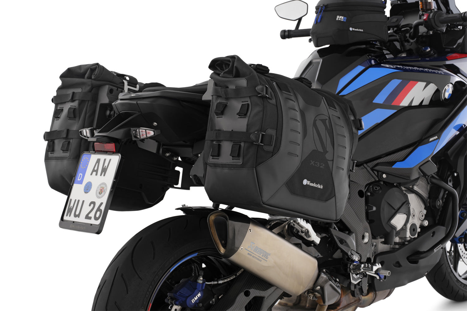 Wunderlich X luggage system side bag with carrier M 1000 XR