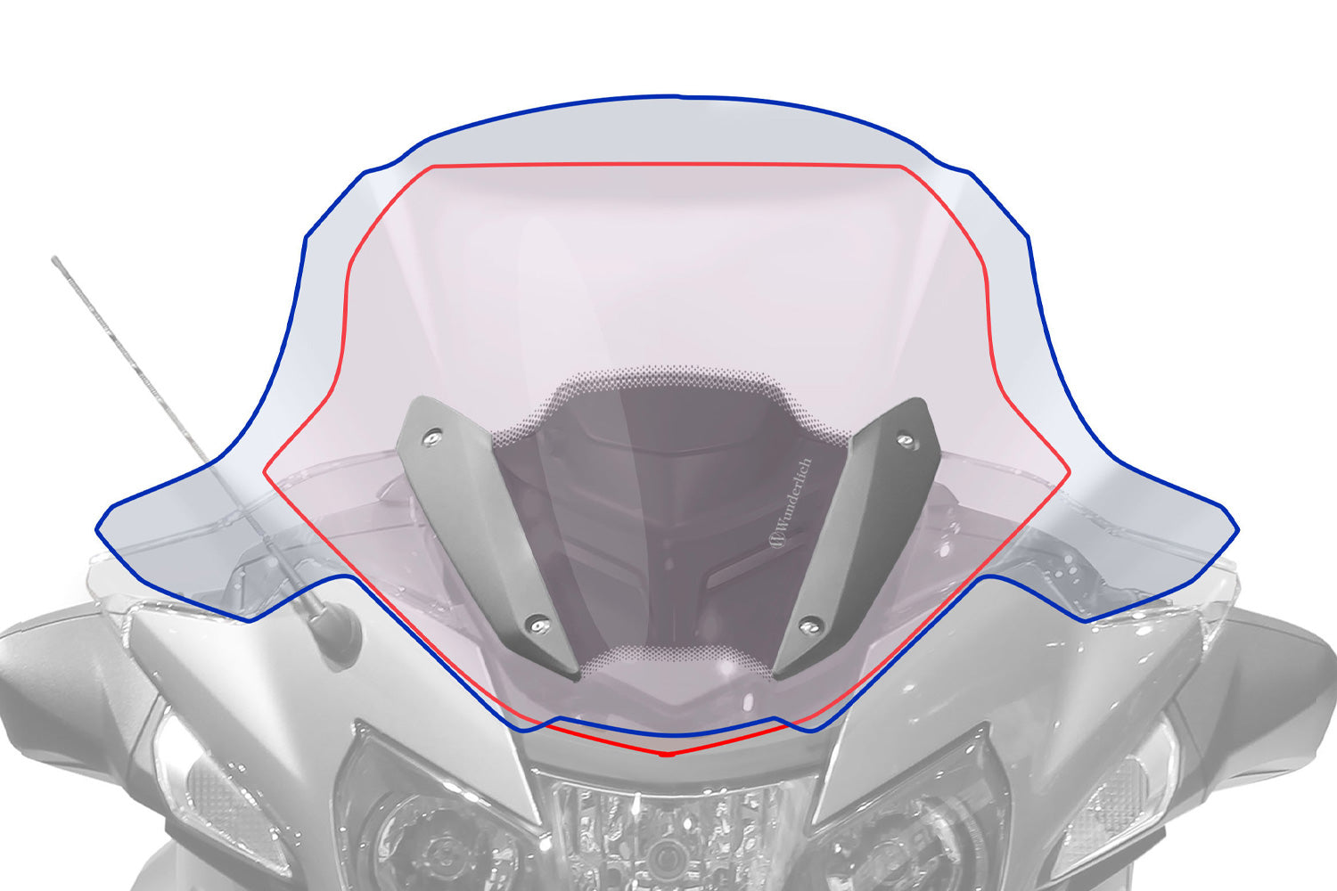 Wunderlich touring windshield MARATHON R 1250 RT / R 1200 RT LC
