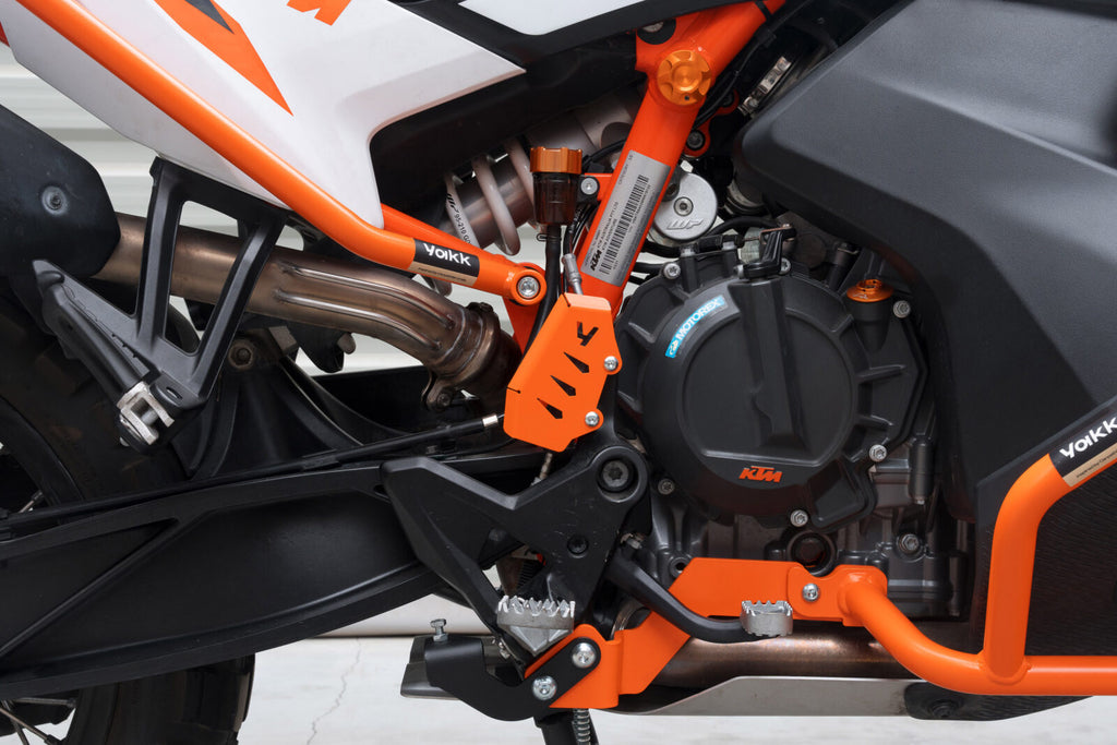 Yakk EXP Rear Brake Master Cylinder Guard Orange