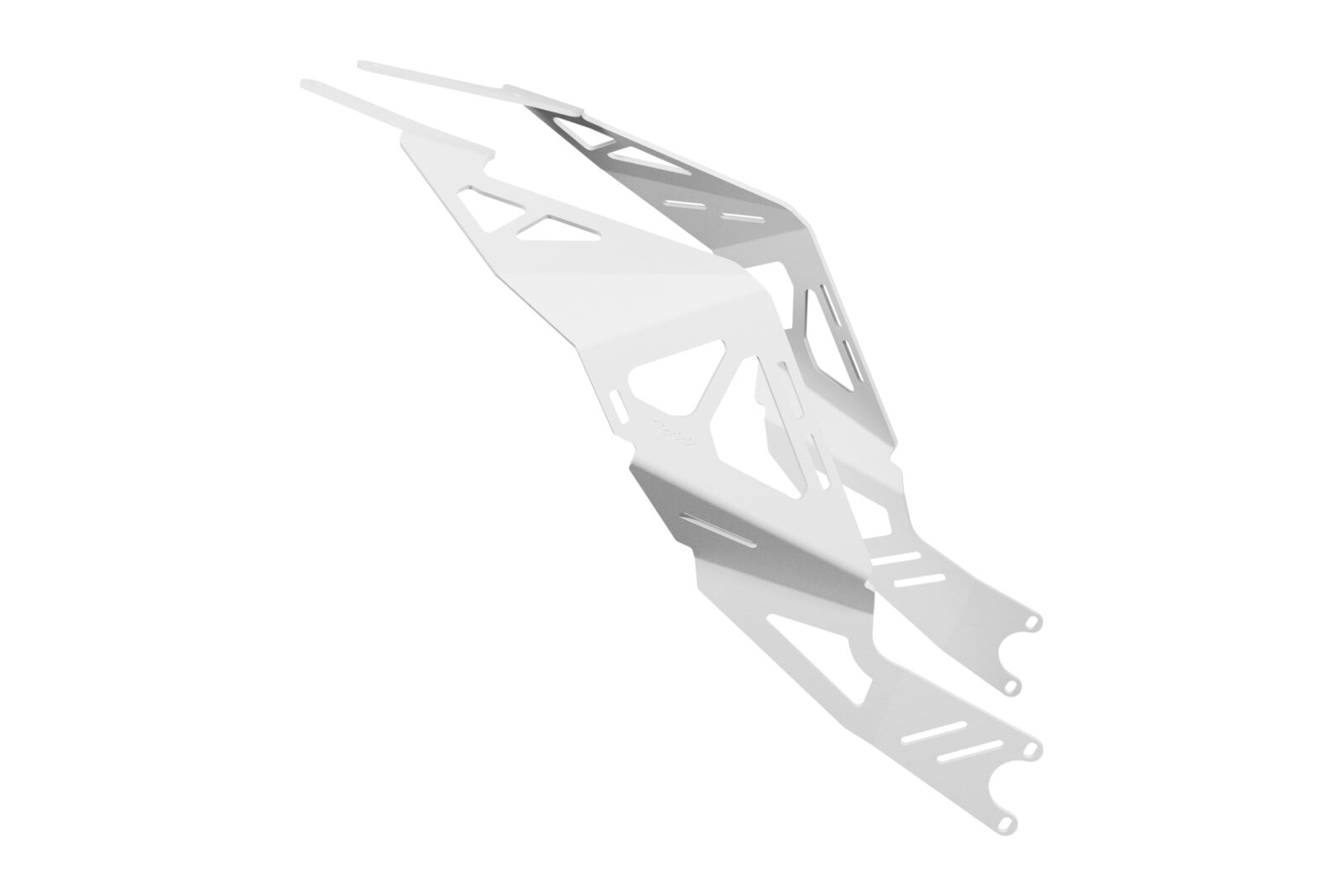 Yakk EXP Side and Centre Pannier Rack White