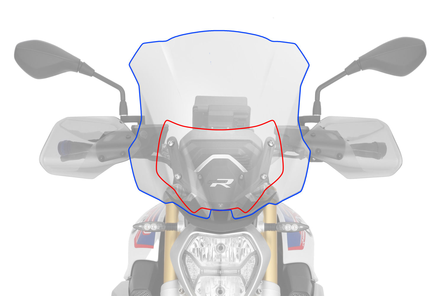 Wunderlich MARATHON windshield BMW R 1250 R