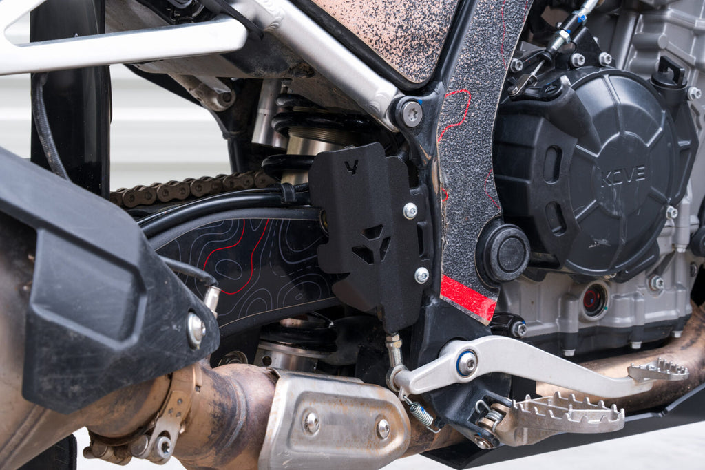 Yakk EXP Rear Brake Master Cylinder Guard  Black