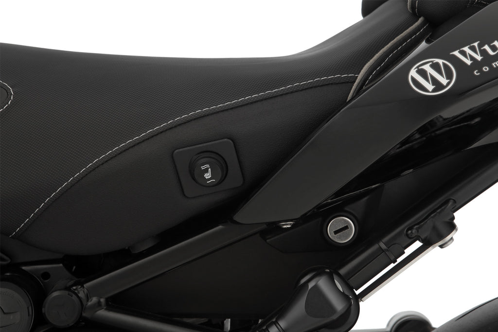 Wunderlich rider seat AKTIVKOMFORT with aftermarket seat heating