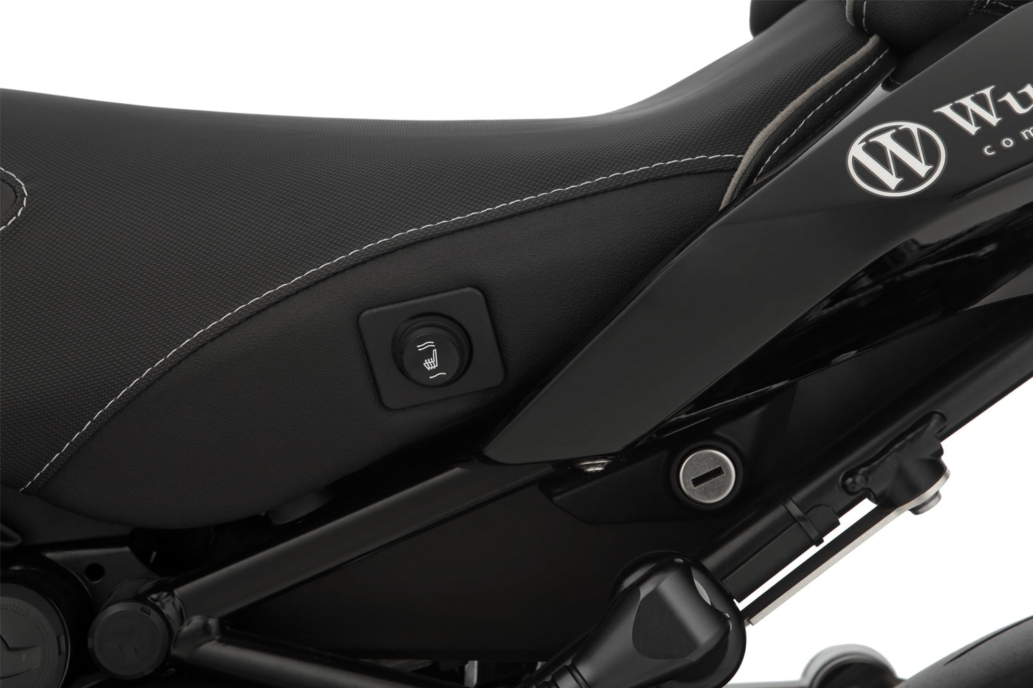 Wunderlich rider seat AKTIVKOMFORT with aftermarket seat heating