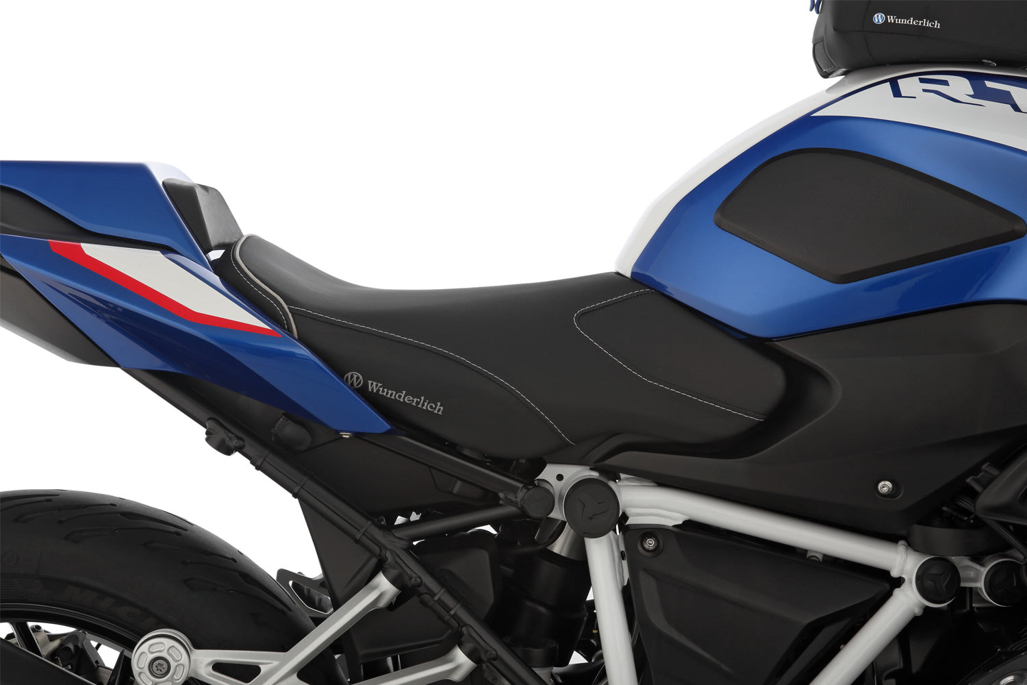Wunderlich rider seat AKTIVKOMFORT with aftermarket seat heating