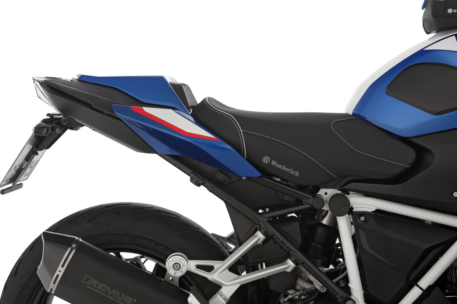 Wunderlich rider seat AKTIVKOMFORT with aftermarket seat heating