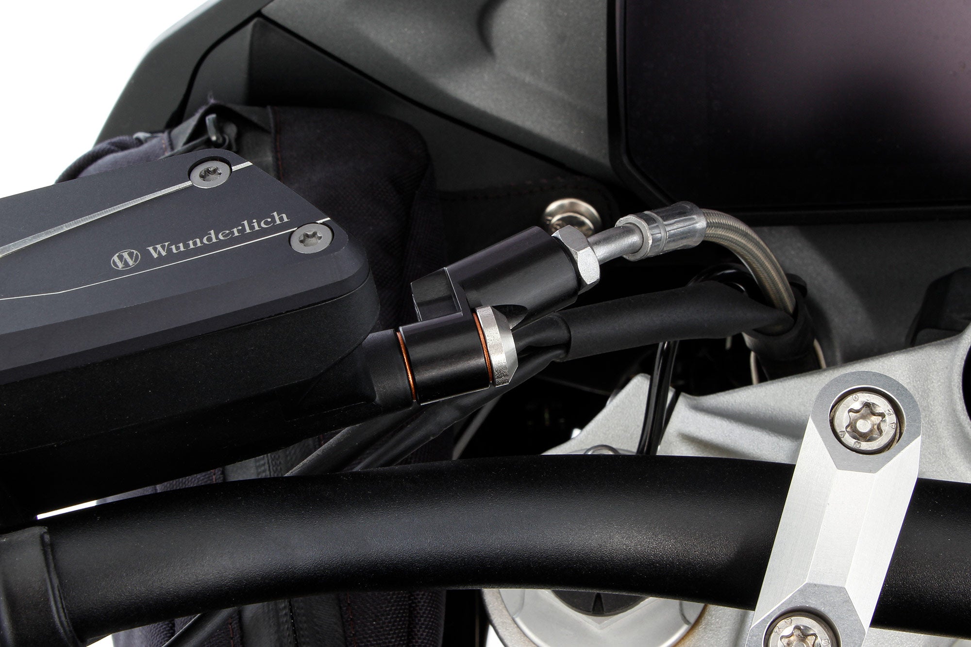 Wunderlich adapter for extending the brake or clutch line