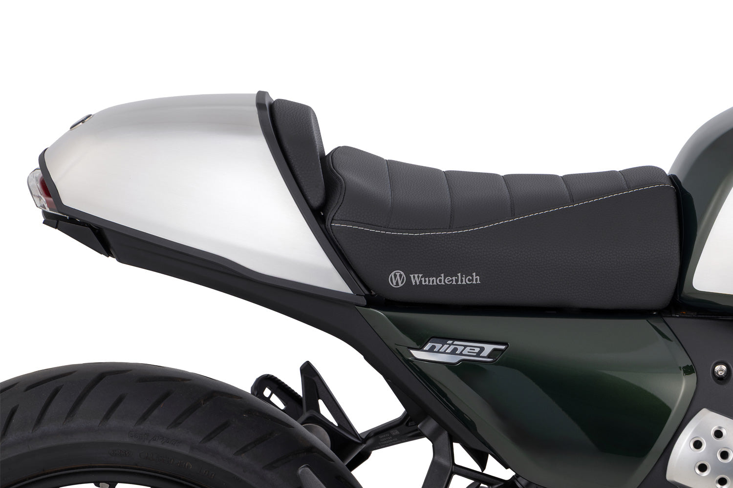 Wunderlich AKTIVKOMFORT rider seat in combination with solo rear