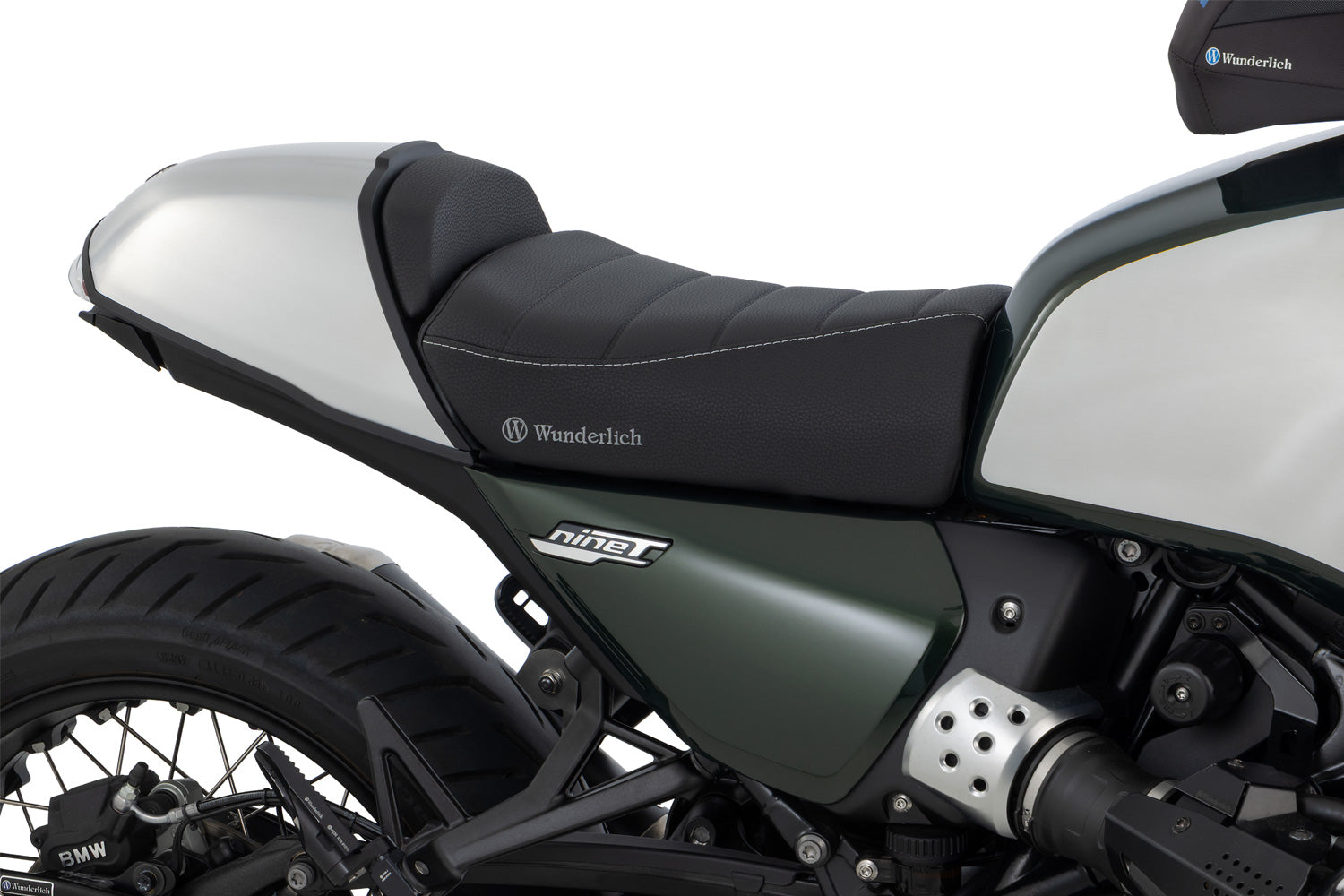 Wunderlich AKTIVKOMFORT rider seat in combination with solo rear