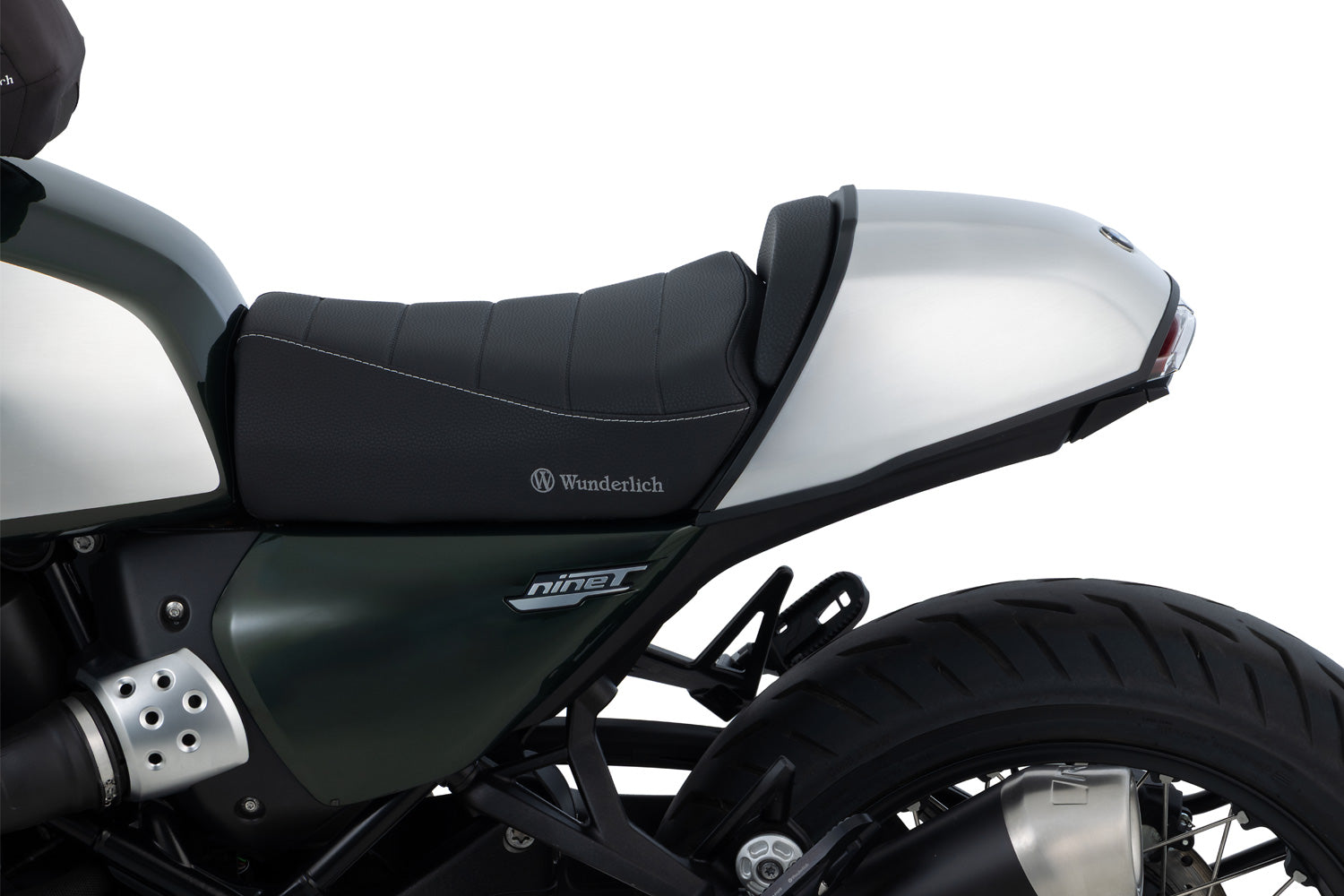 Wunderlich AKTIVKOMFORT rider seat in combination with solo rear