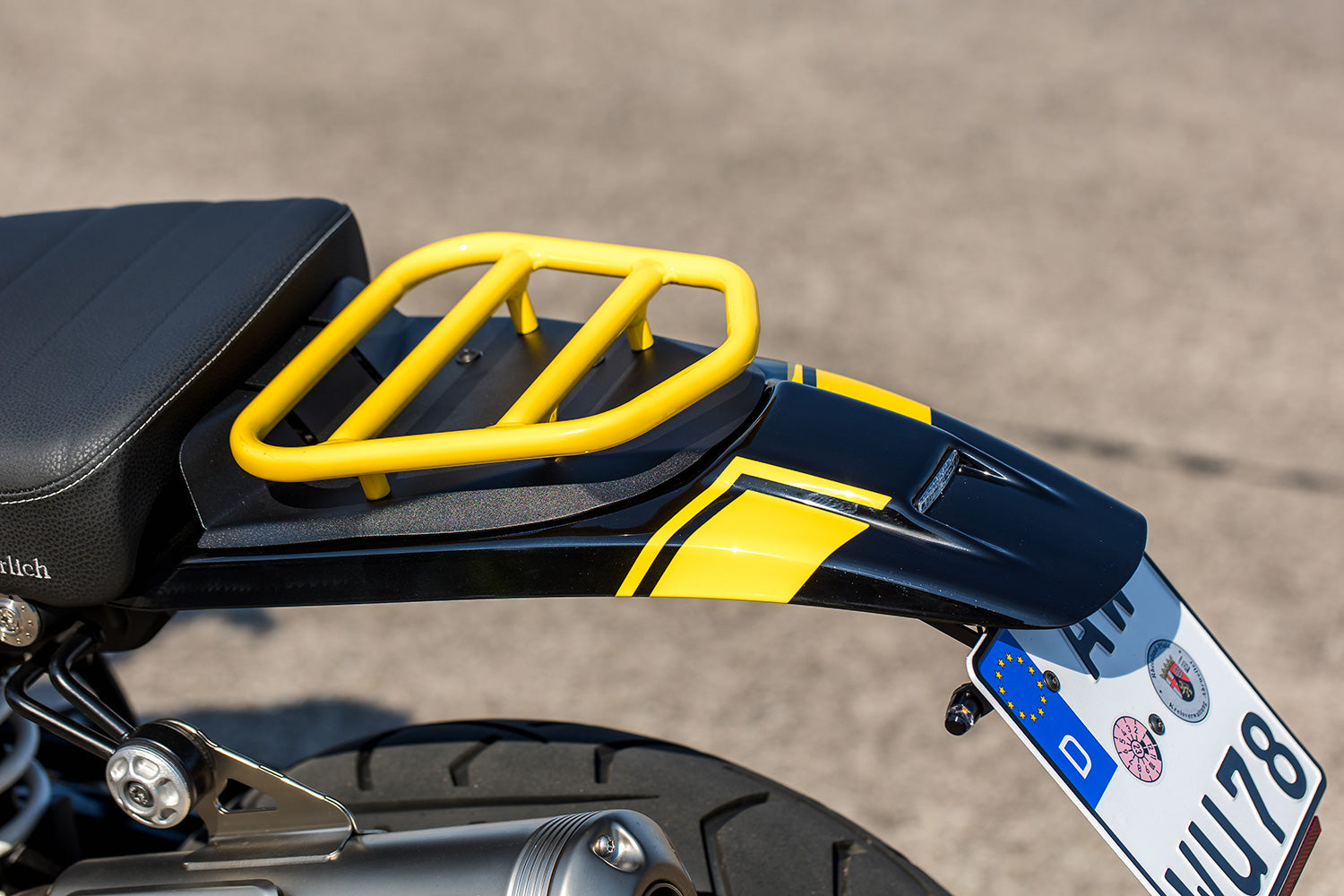 ENDURO licence plate holder for ENDURO tail conversion
