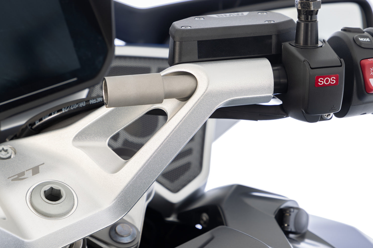 Wunderlich adapter for Peak Design on clip-on handlebars, 22 mm
