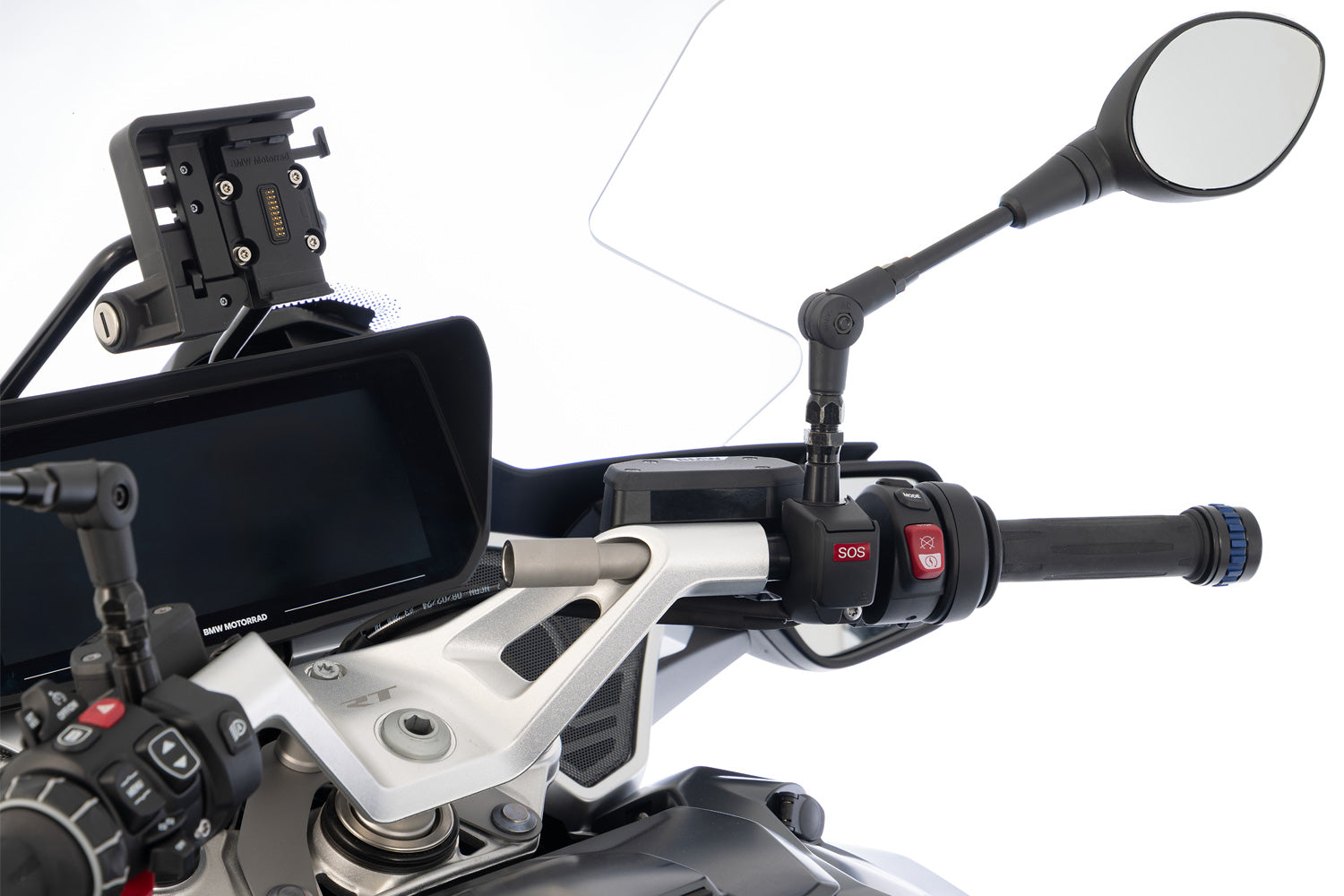 Wunderlich adapter for Peak Design on clip-on handlebars, 22 mm