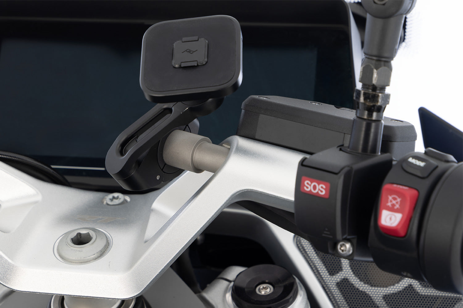 Wunderlich adapter for Peak Design on clip-on handlebars, 22 mm