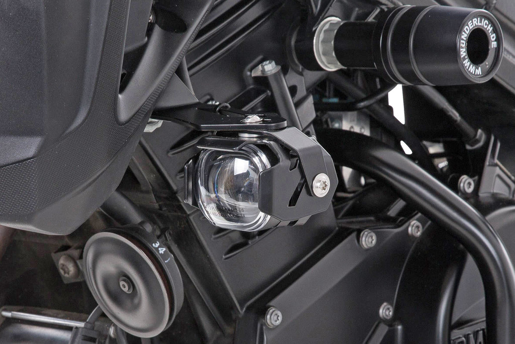 Wunderlich LED additional headlight MICROFLOOTER for vehicle install