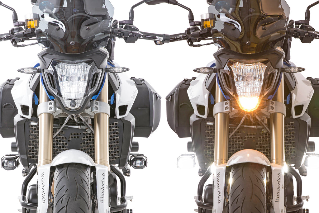 Wunderlich LED additional headlight MICROFLOOTER for vehicle install