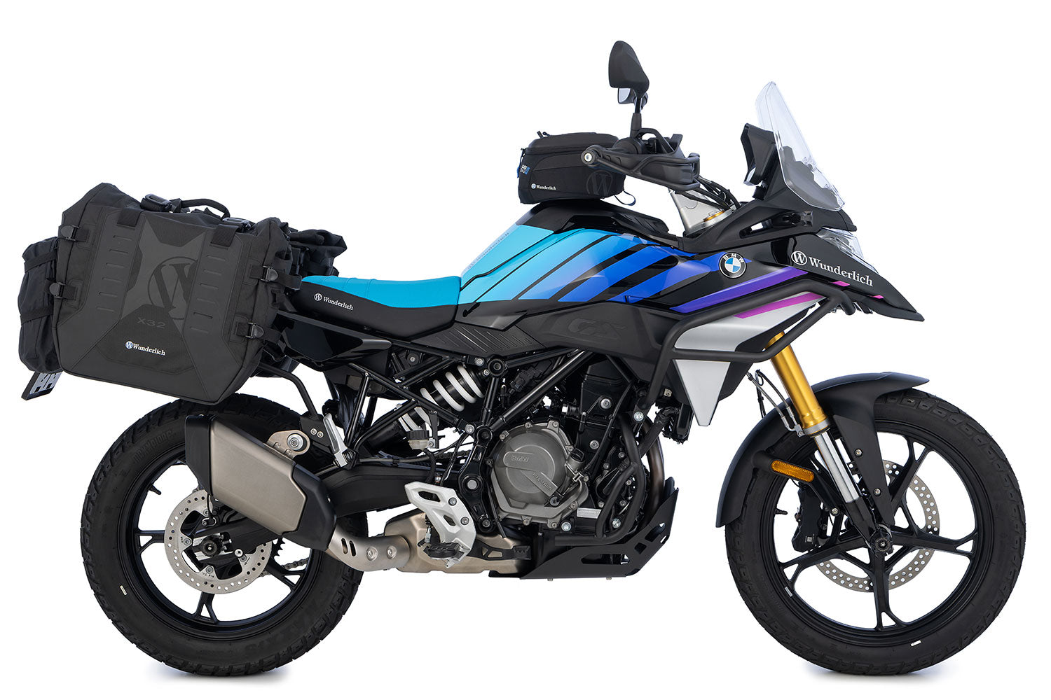Wunderlich X luggage system side bags with carrier F 450 GS