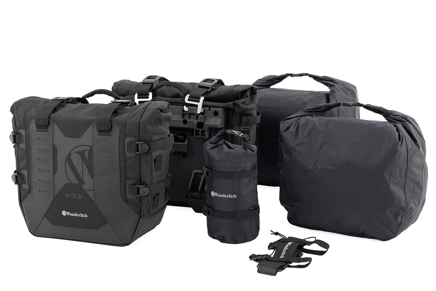 Wunderlich X luggage system side bags with carrier F 450 GS