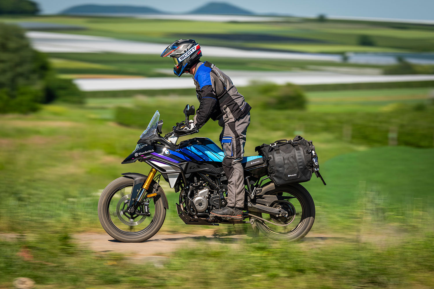 Wunderlich X luggage system side bags with carrier F 450 GS