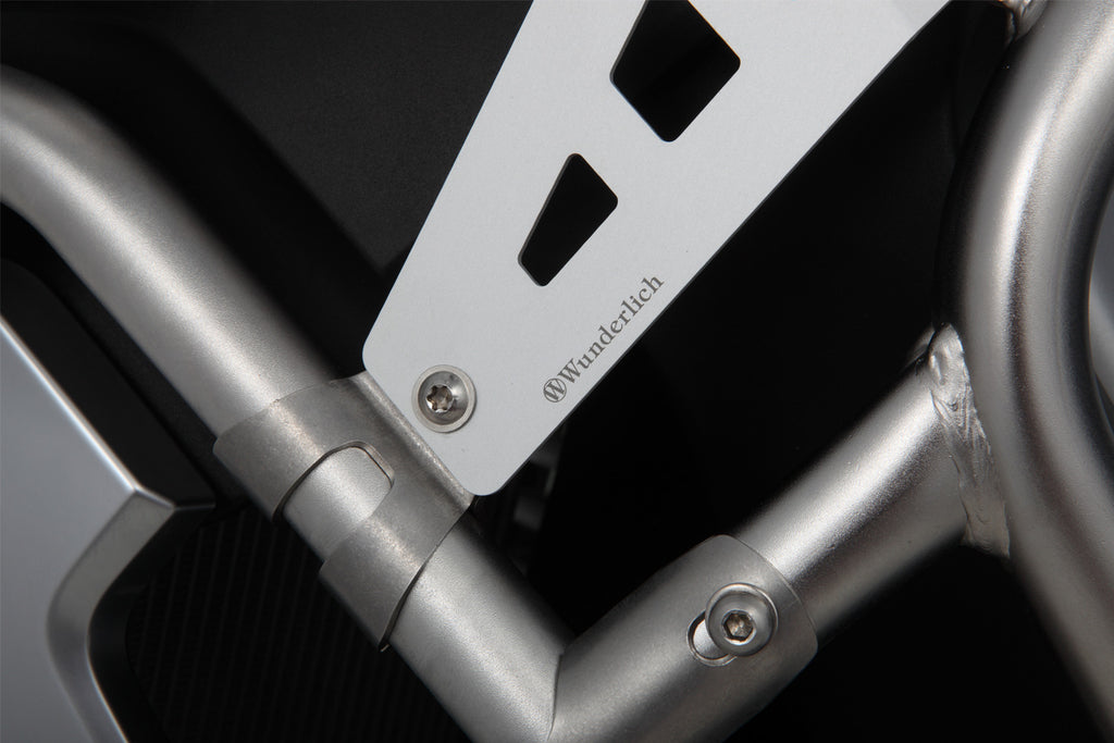 Wunderlich filler plates for tank protection bar extension R 1250 GS Adventure
