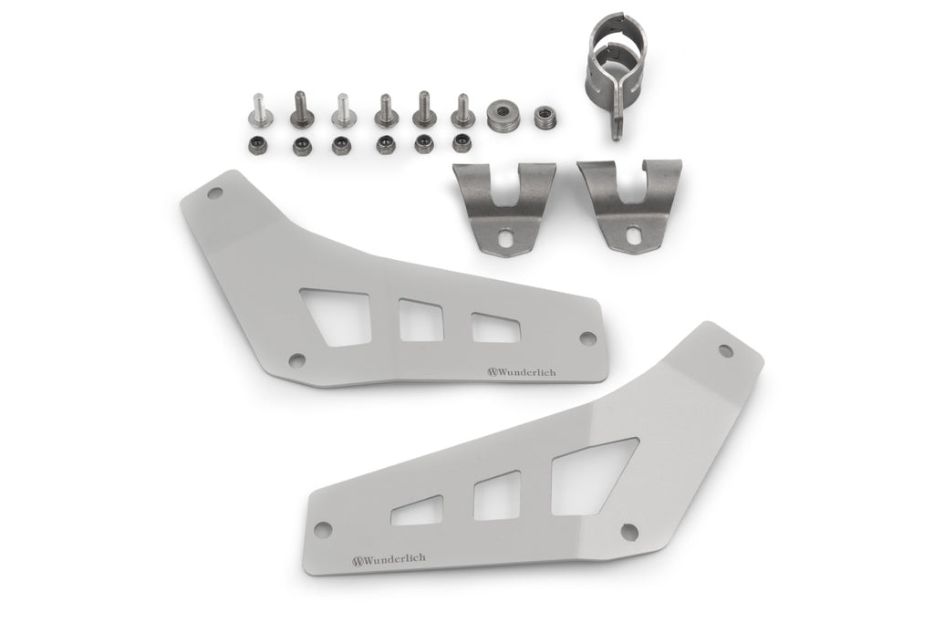 Wunderlich filler plates for tank protection bar extension R 1250 GS Adventure