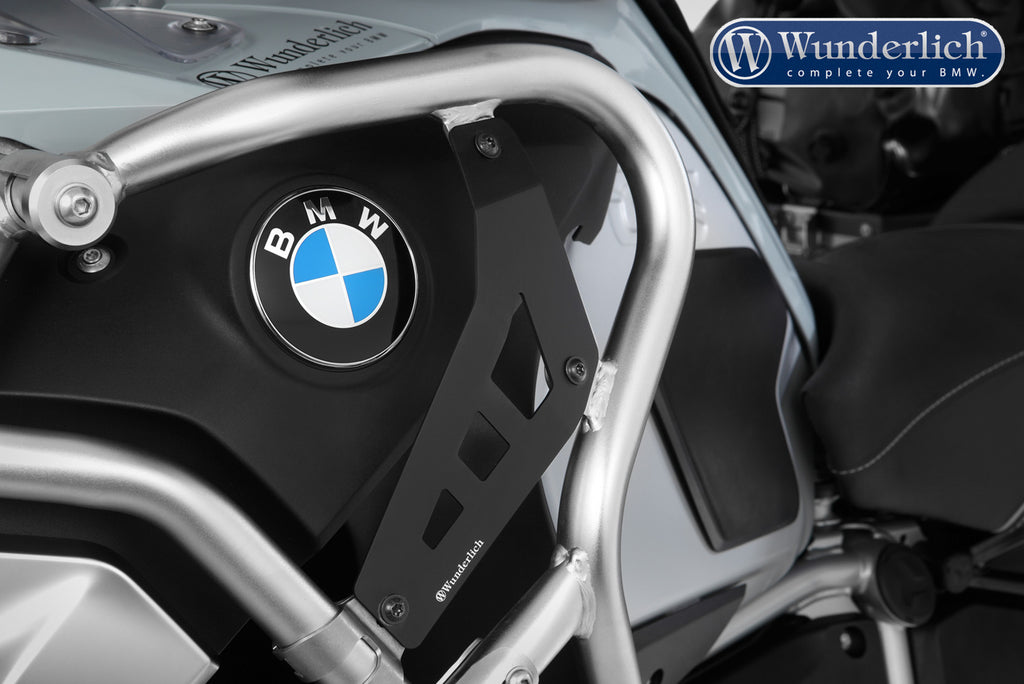 Wunderlich filler plates for tank protection bar extension R 1250 GS Adventure