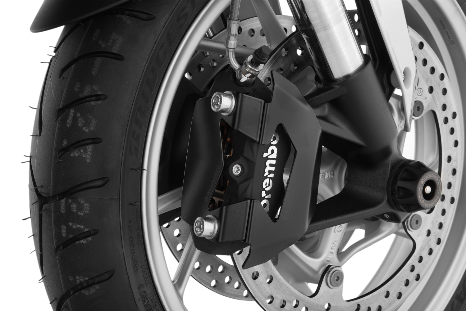 Brake caliper cover front set