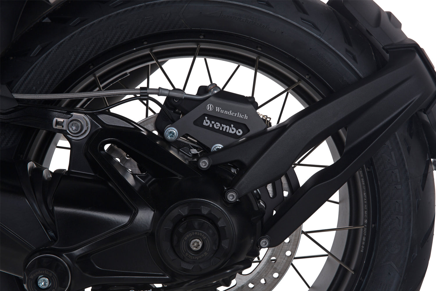 Brake caliper cover rear