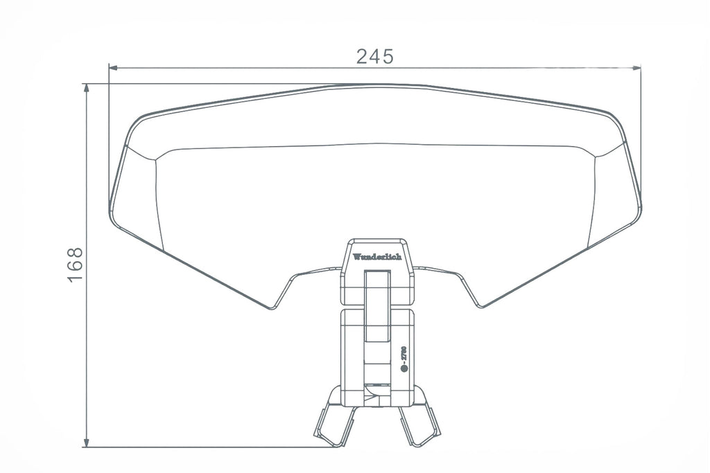 Wunderlich windshield extension VARIO-ERGO 3D+