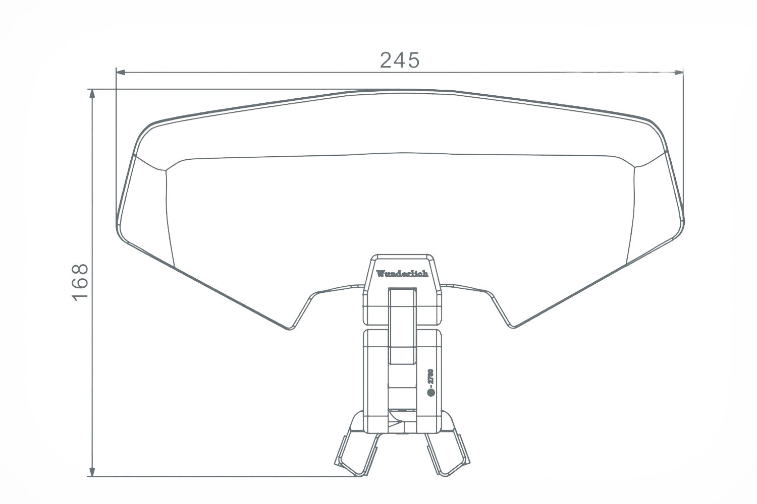 Wunderlich windshield extension VARIO-ERGO 3D+