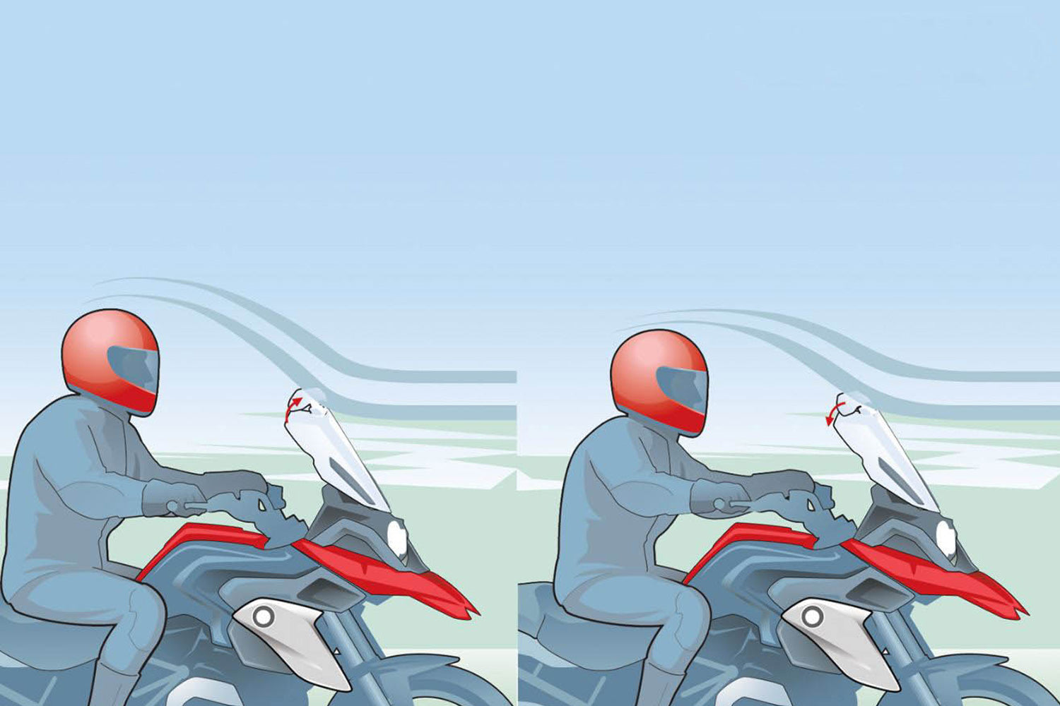 Wunderlich windshield extension VARIO-ERGO 3D+