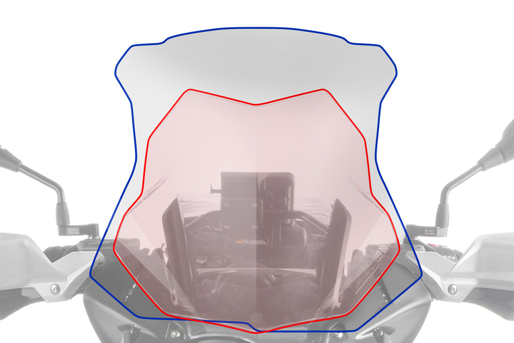 Wunderlich windshield MARATHON with windshield reinforcement