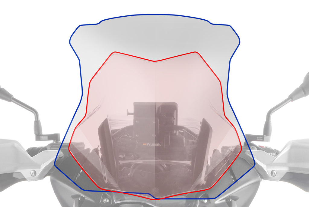 Wunderlich windshield MARATHON with windshield reinforcement