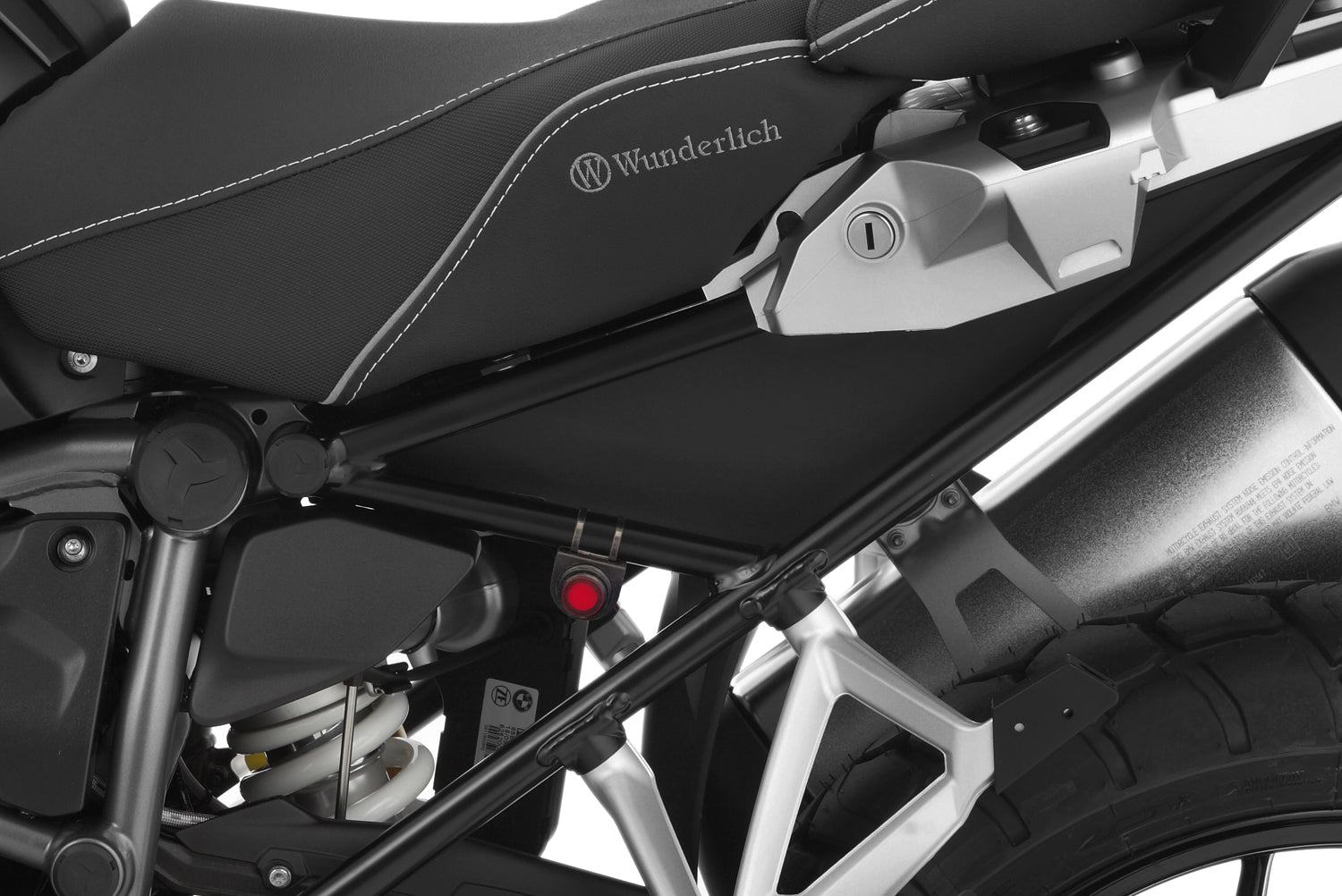 Wunderlich rider seat AKTIVKOMFORT with aftermarket seat heating
