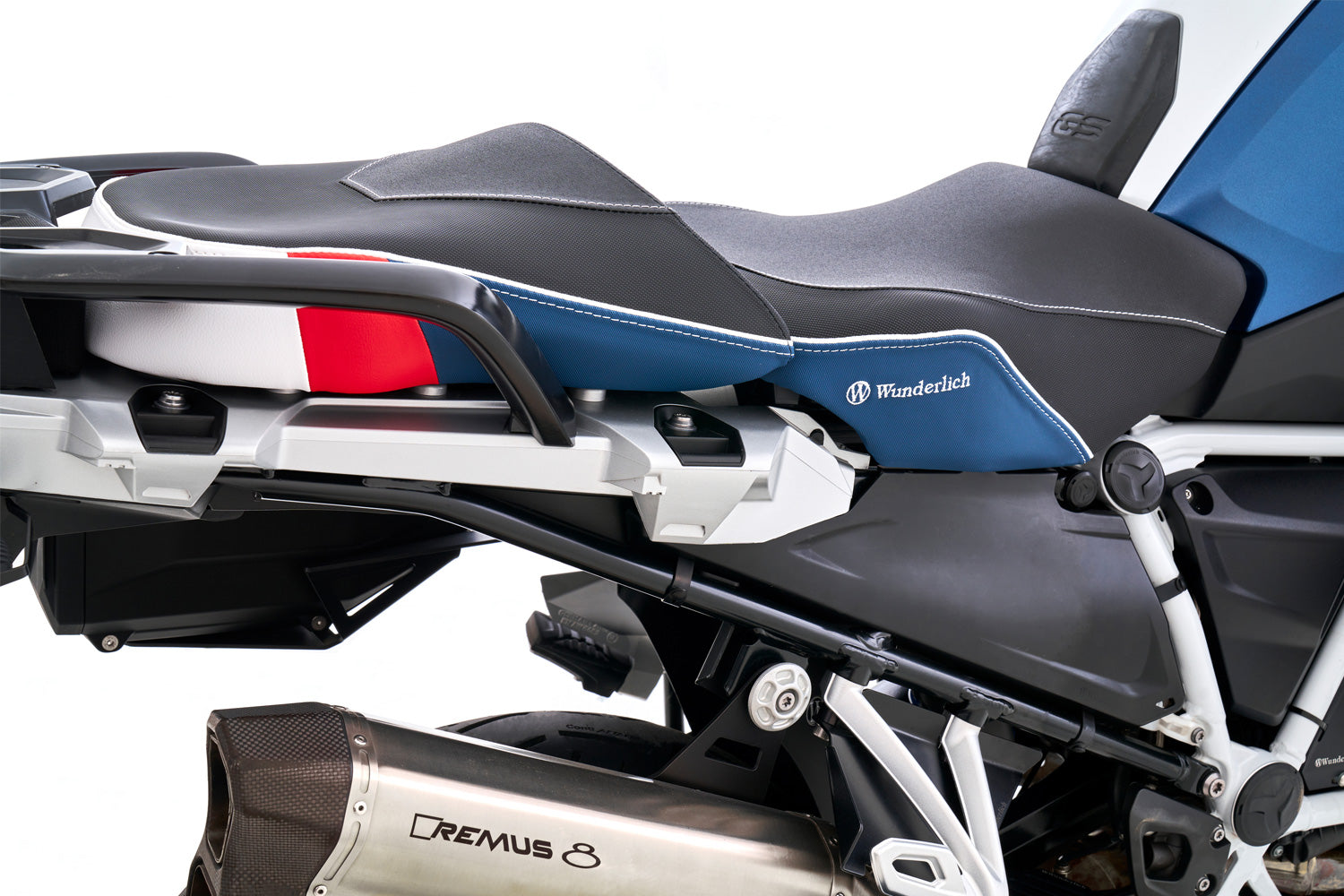 Wunderlich Passenger Seat AKTIVKOMFORT with aftermarket seat heating
