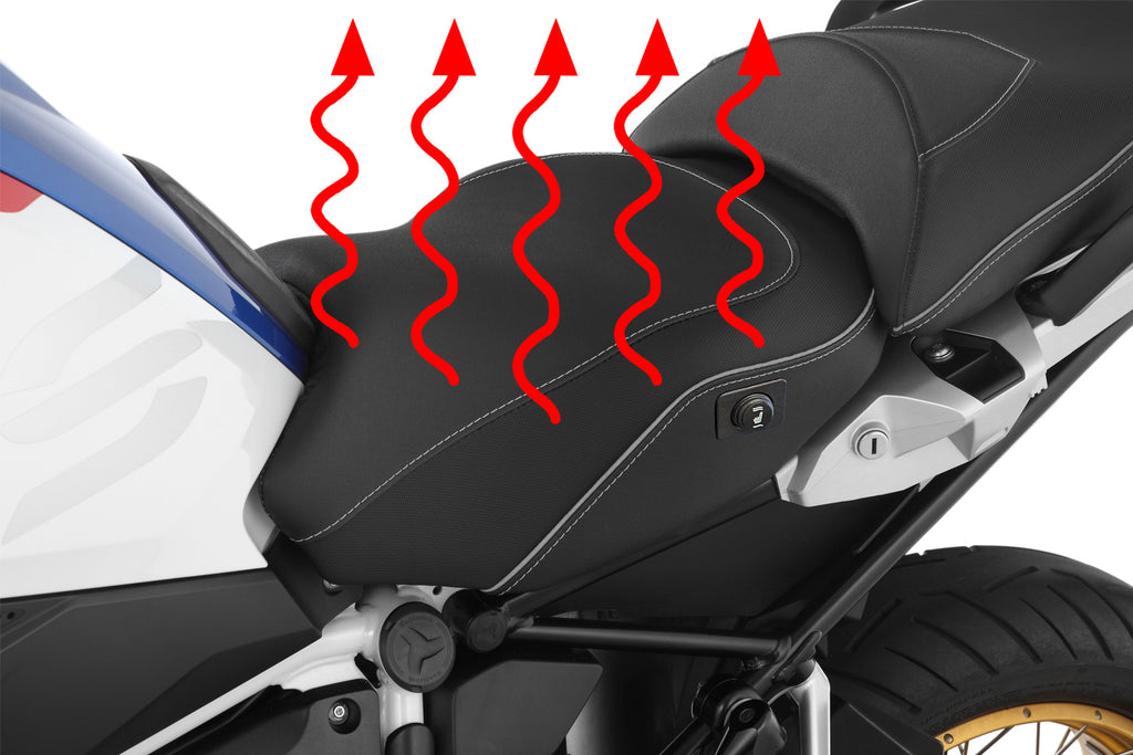 Wunderlich rider seat AKTIVKOMFORT with aftermarket seat heating