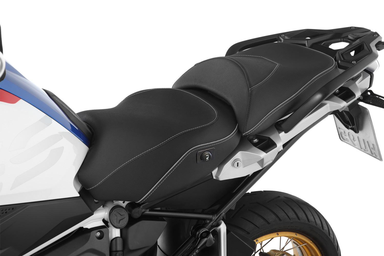 Wunderlich rider seat AKTIVKOMFORT with aftermarket seat heating
